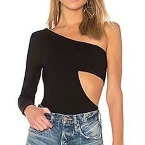 Revolve H:ours Karly Bodysuit in Black